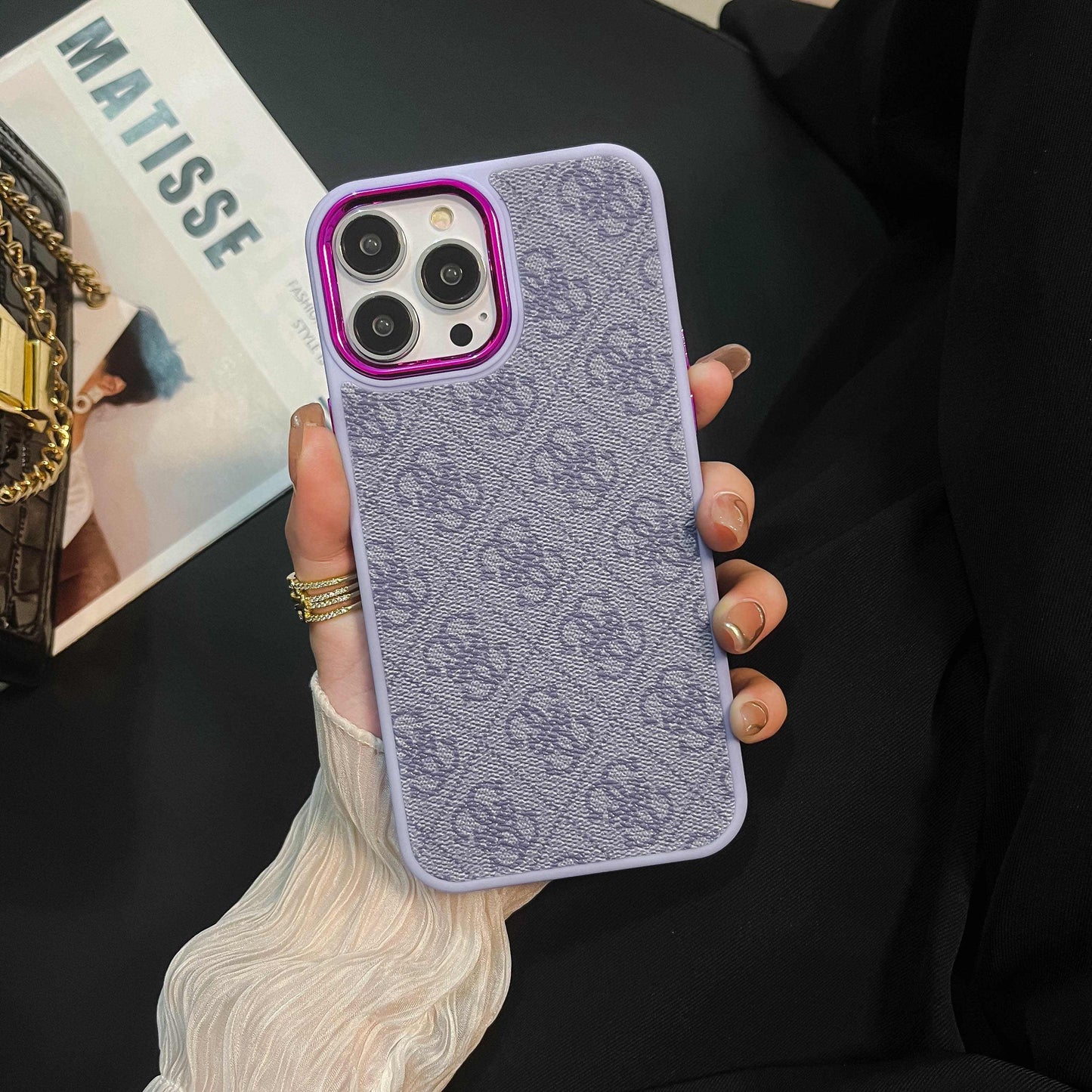 Purple Guess  iPhone Case-MD231025