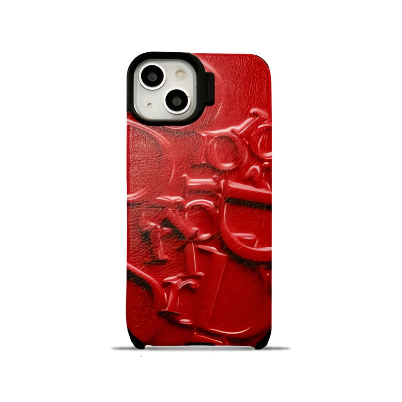 CD iPhone Case With Strap Red-TPS240201