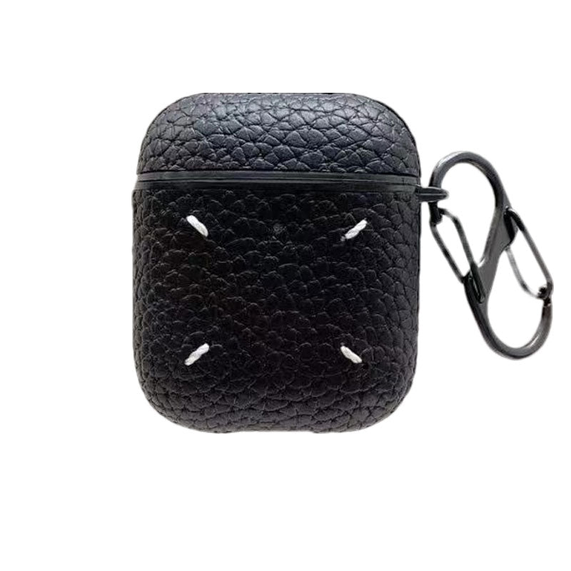 MM Leather AirPods Case Black