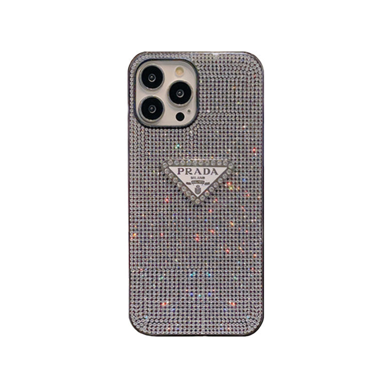 Prada iPhone Case With  Diamond White-QD240513