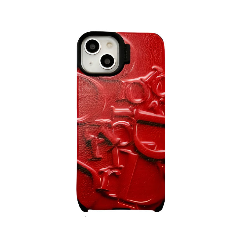 CD iPhone Case With Strap Red-TPS240201