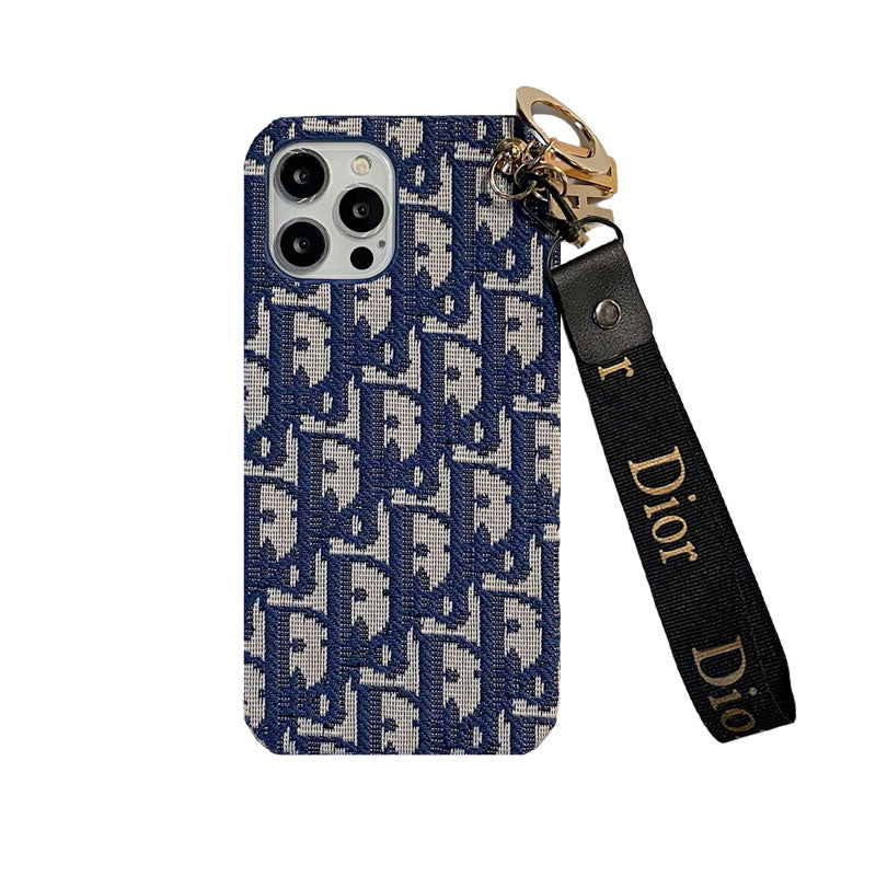 CD iPhone Case With Strap Gray-GS240315