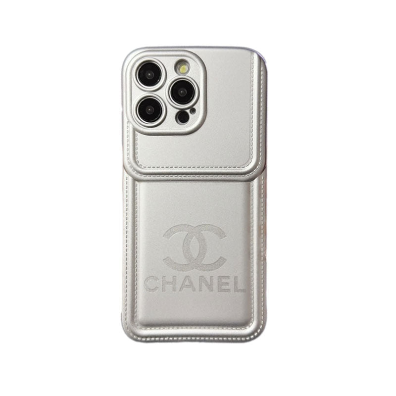 CC iPhone Case Leather Silver -YP241512