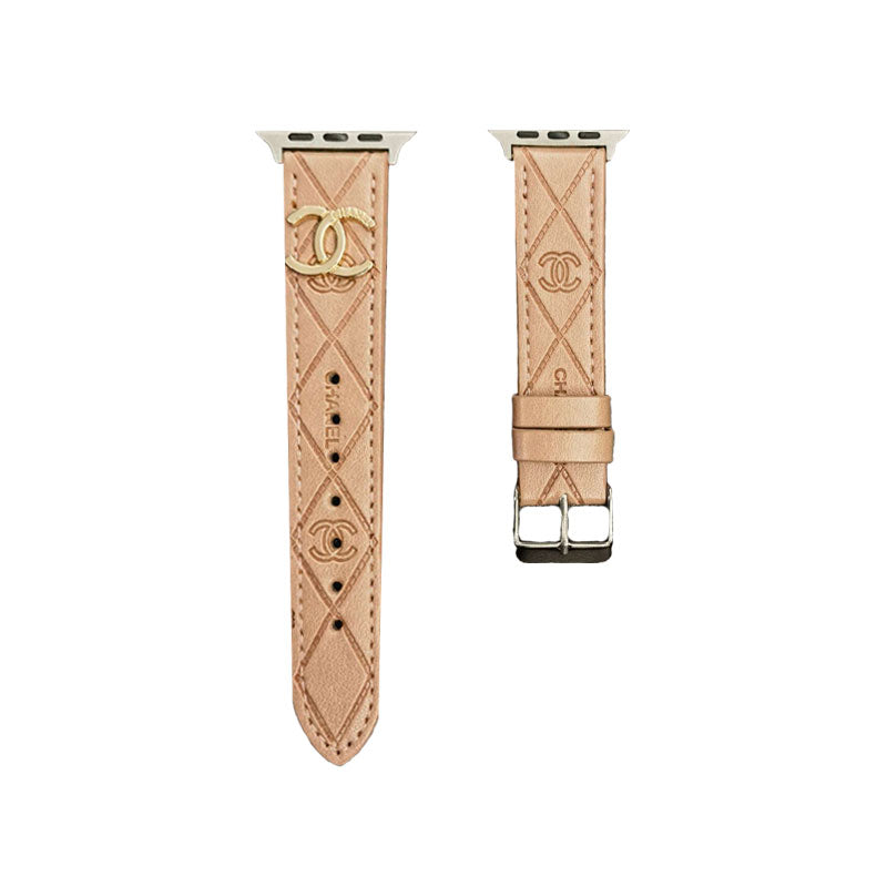 Luxury CC  Apple Watch Band Pink-YHK2405059