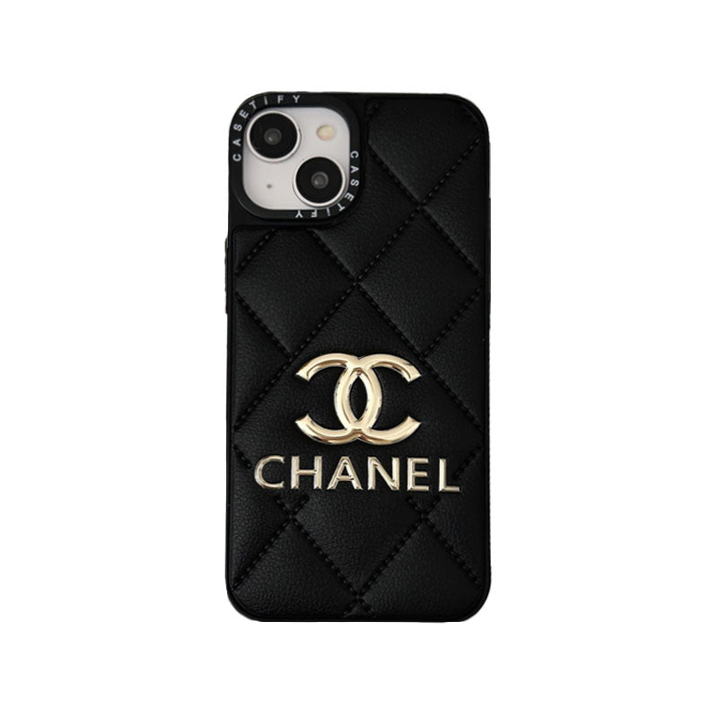 Leather CC iPhone Case White-JB240320