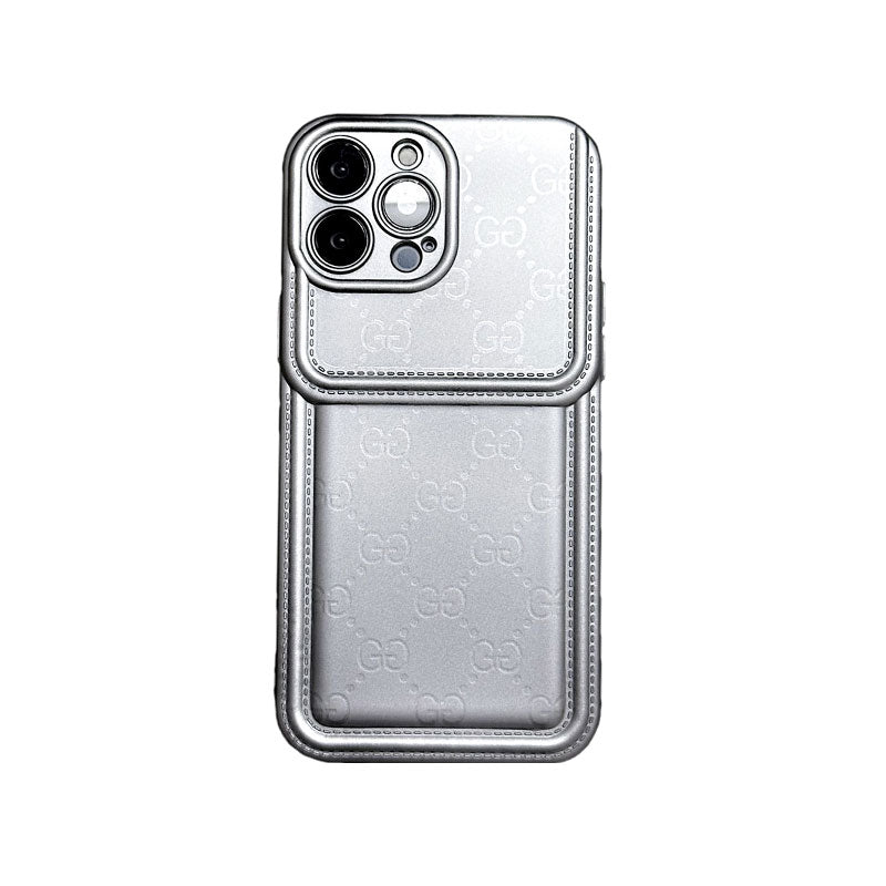 GG iPhone Case Silver Big Printing-PG240330