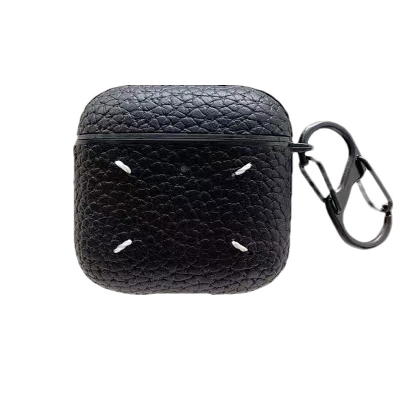 MM Leather AirPods Case Black