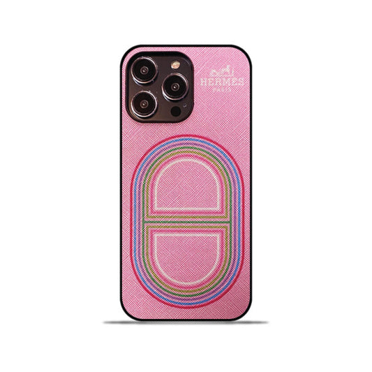 Hermes Rainbow iPhone Case Pink-CHK2414321437