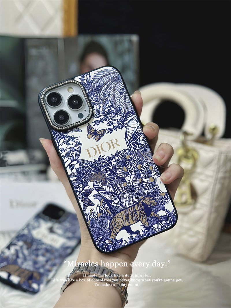 Blue CD iPhone Case-SL231120