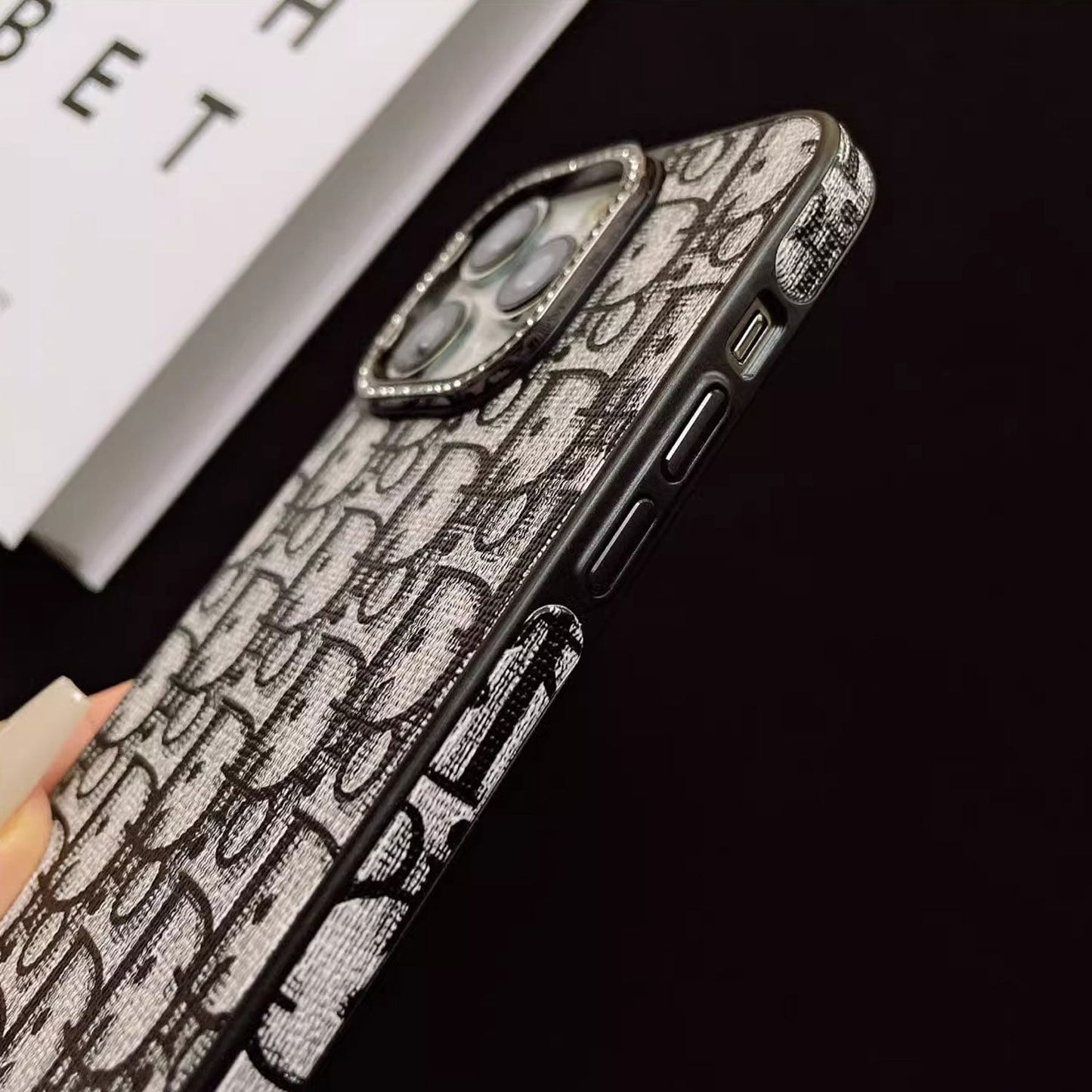 CD iPhone Case With Diamond  -ZSK240513