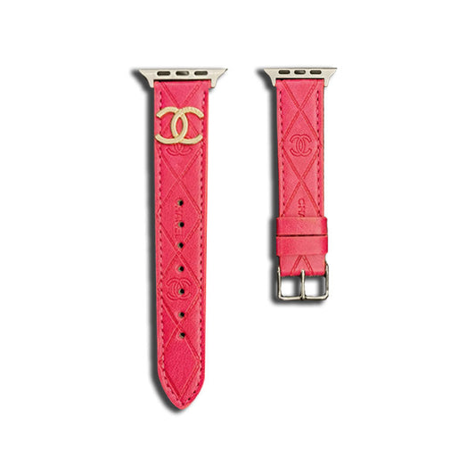 Luxury CC  Apple Watch Band Pink-YHK2405059