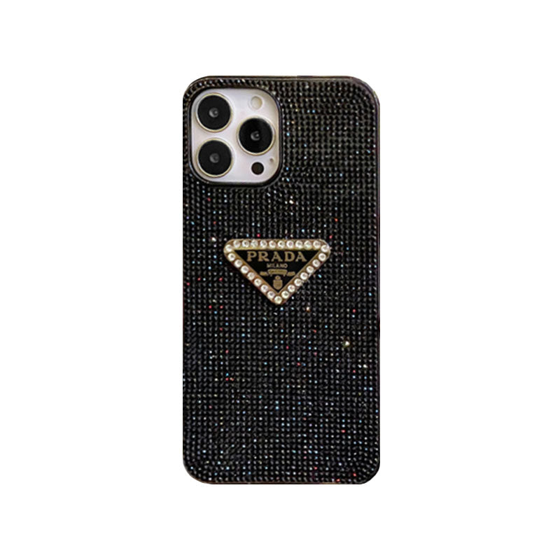 Prada iPhone Case With  Diamond White-QD240513