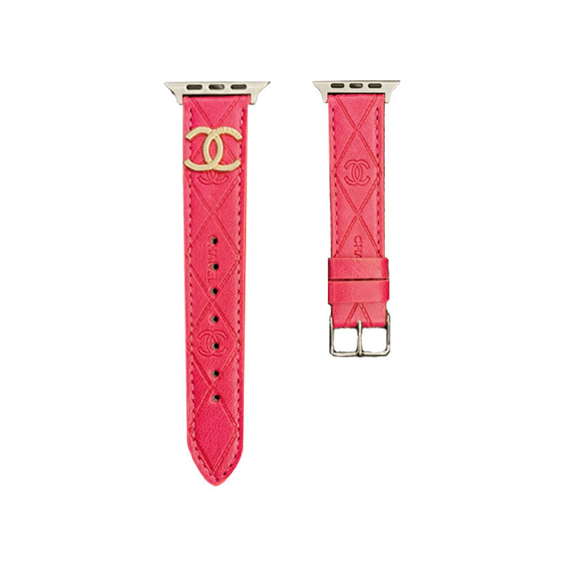 Luxury CC  Apple Watch Band Coffee-YHK2405059