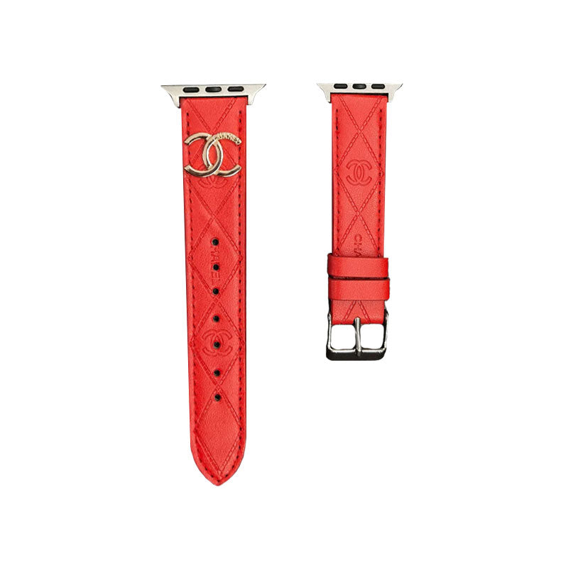 Luxury CC  Apple Watch Band Pink-YHK2405059