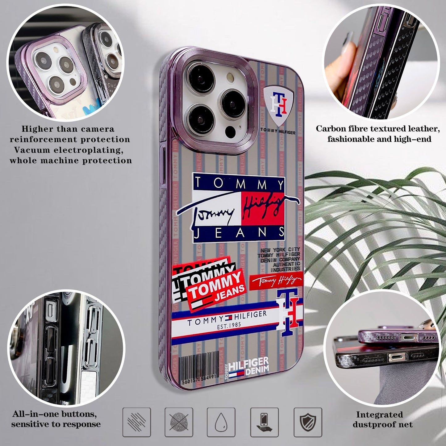 TOMMY iPhone case A33  A34