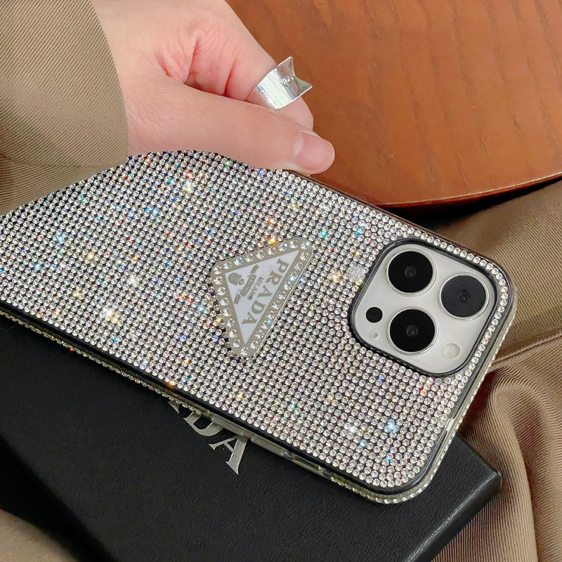 Prada iPhone Case With  Diamond White-QD240513