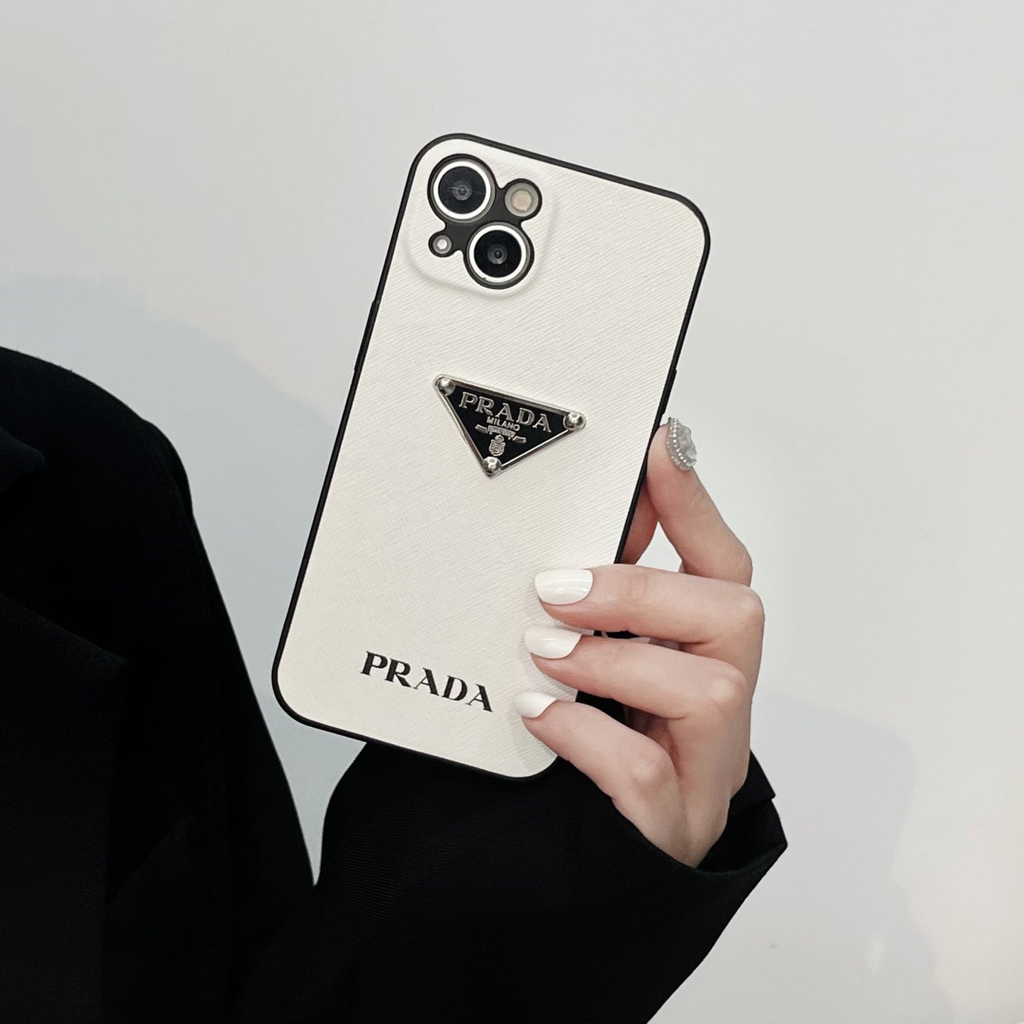 Prada iPhone Case White-QBP240403