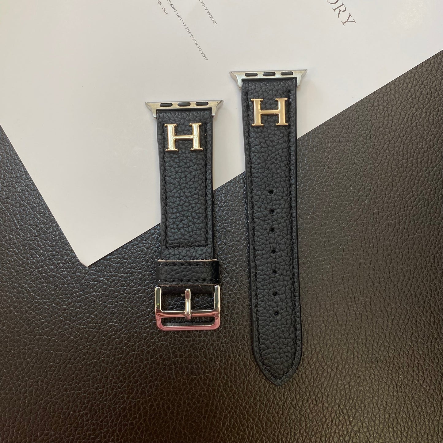 Hermes Apple Watch Band Black-ZP240509