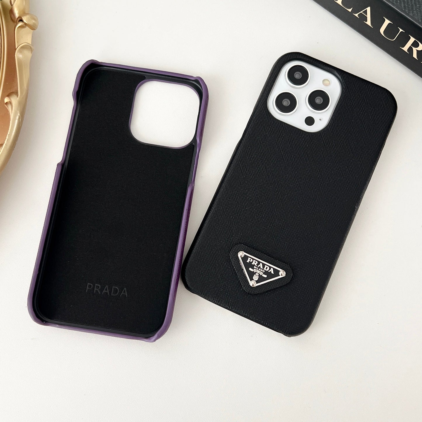 Prada iPhone Case Black-DK240403