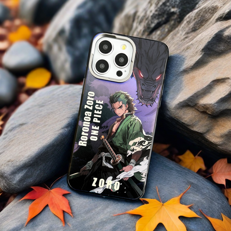 Limited Phone Case | OP | The Samurai with three swords Silver Phone Case