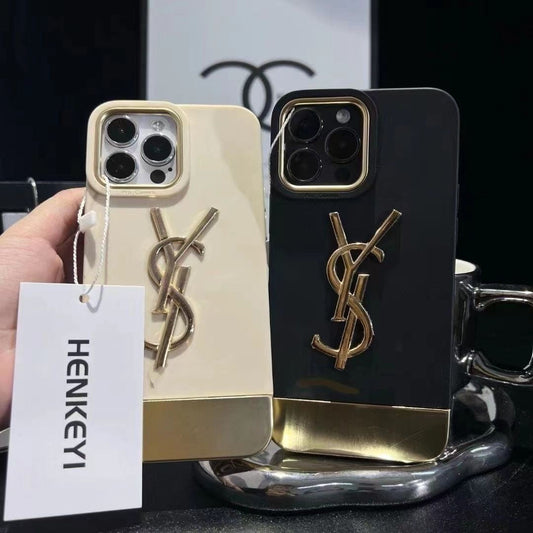 Luxury YSL iPhone Case (Color 1/2 With Crystal bracelet)