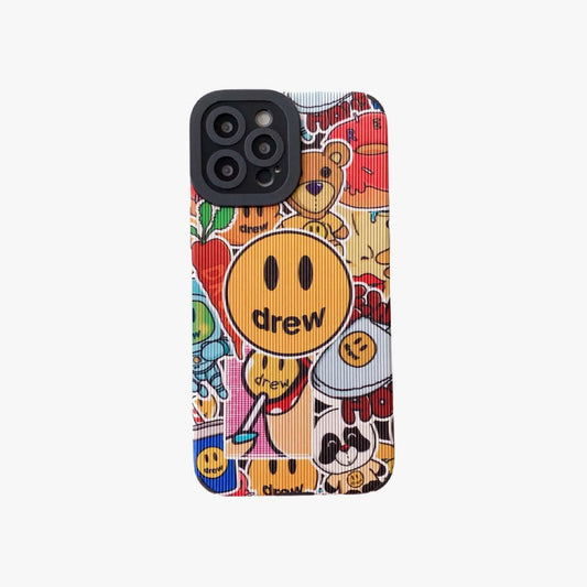 Leather Phone Case | Let's Emoji Party 2