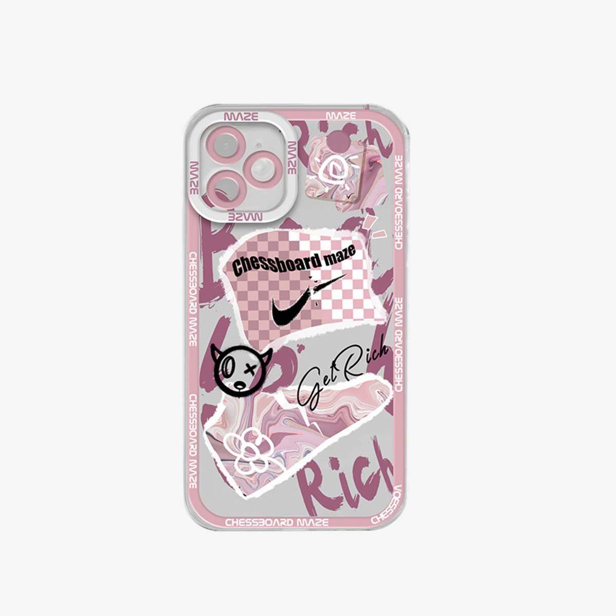 SALE | Limited Phone Case | Pink Lava Flow Street Art