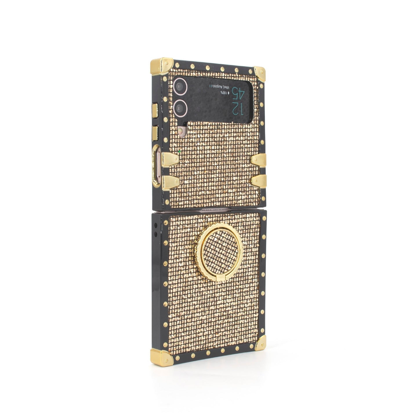 Samsung Galaxy Z Flip6/5/4/3 5G Square Case "Pyrite Ring"