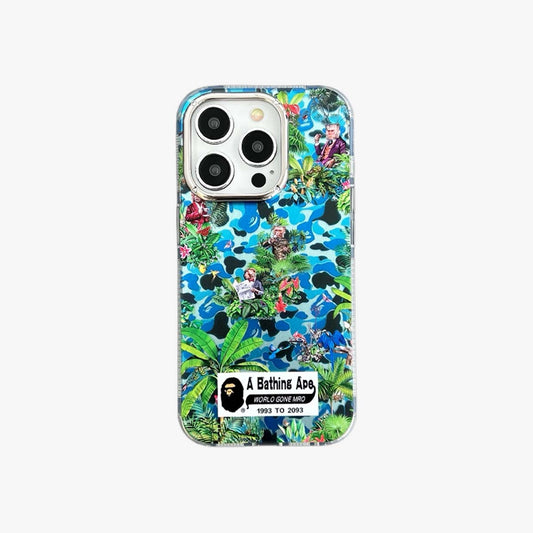 Limited Phone Case | APE Blue Camouflage & Greenery