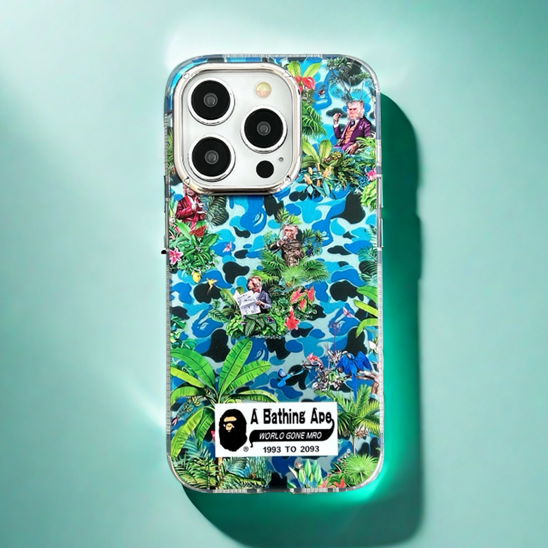 Limited Phone Case | APE Blue Camouflage & Greenery