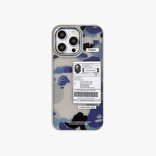 Frosted Phone Case | APE Blue Camo