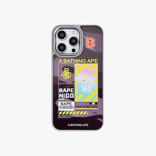 Frosted Phone Case | APE Purple Camo