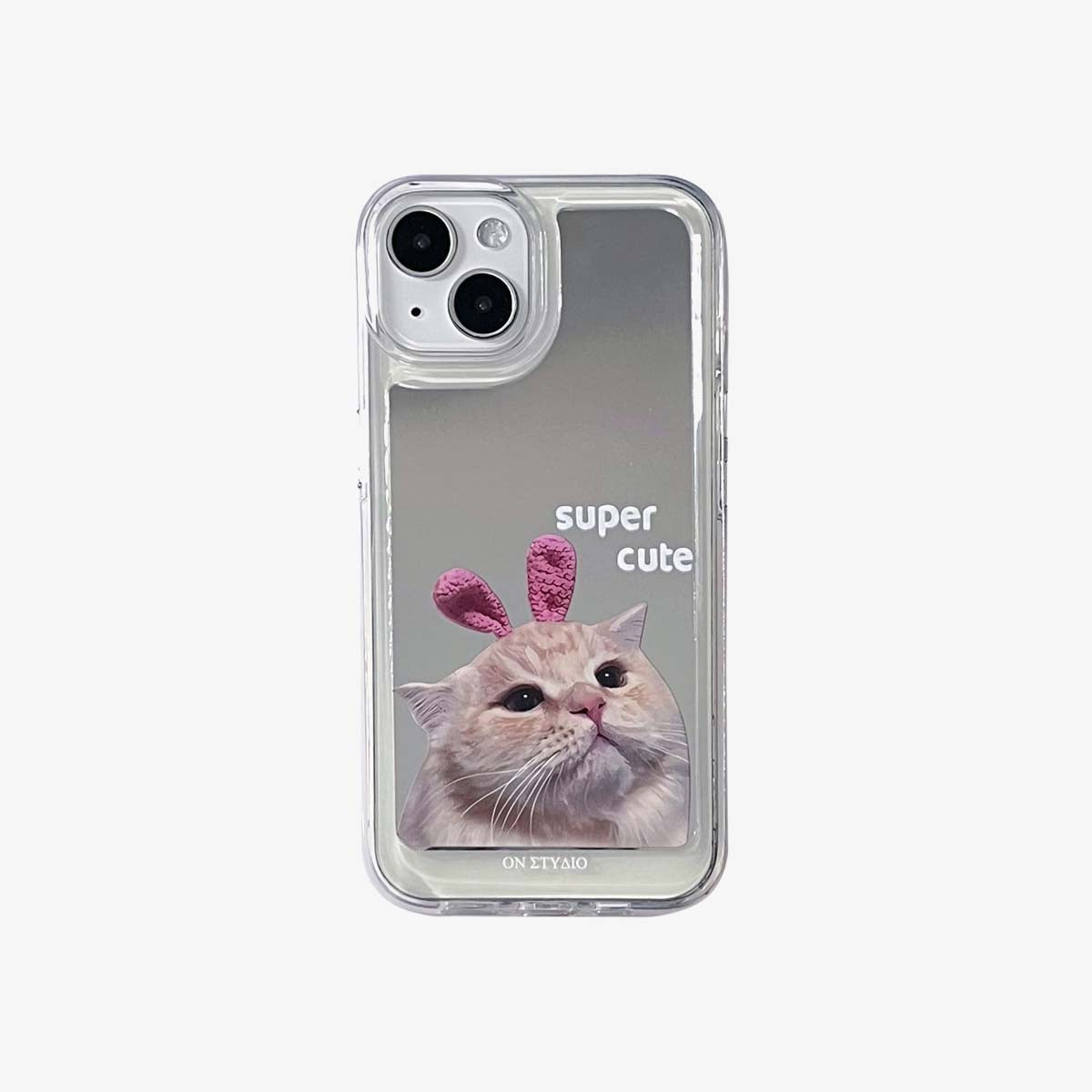 Mirror iPhone Case | Couple Cats Super Cute (Buy 2 and get 50% off one)