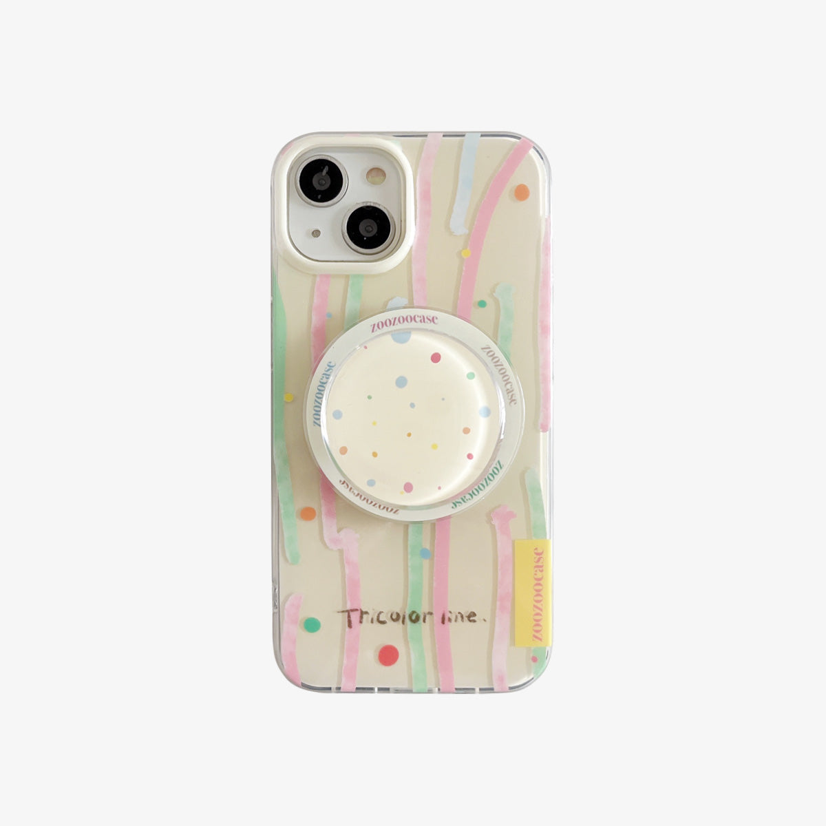 Magsafe Phone Case | Colorful Polka Dots With Magnetic Holder