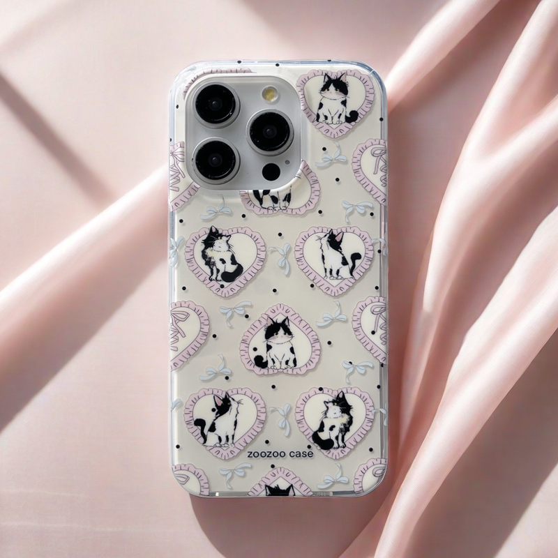 Limited Phone Case | Black and White Cat