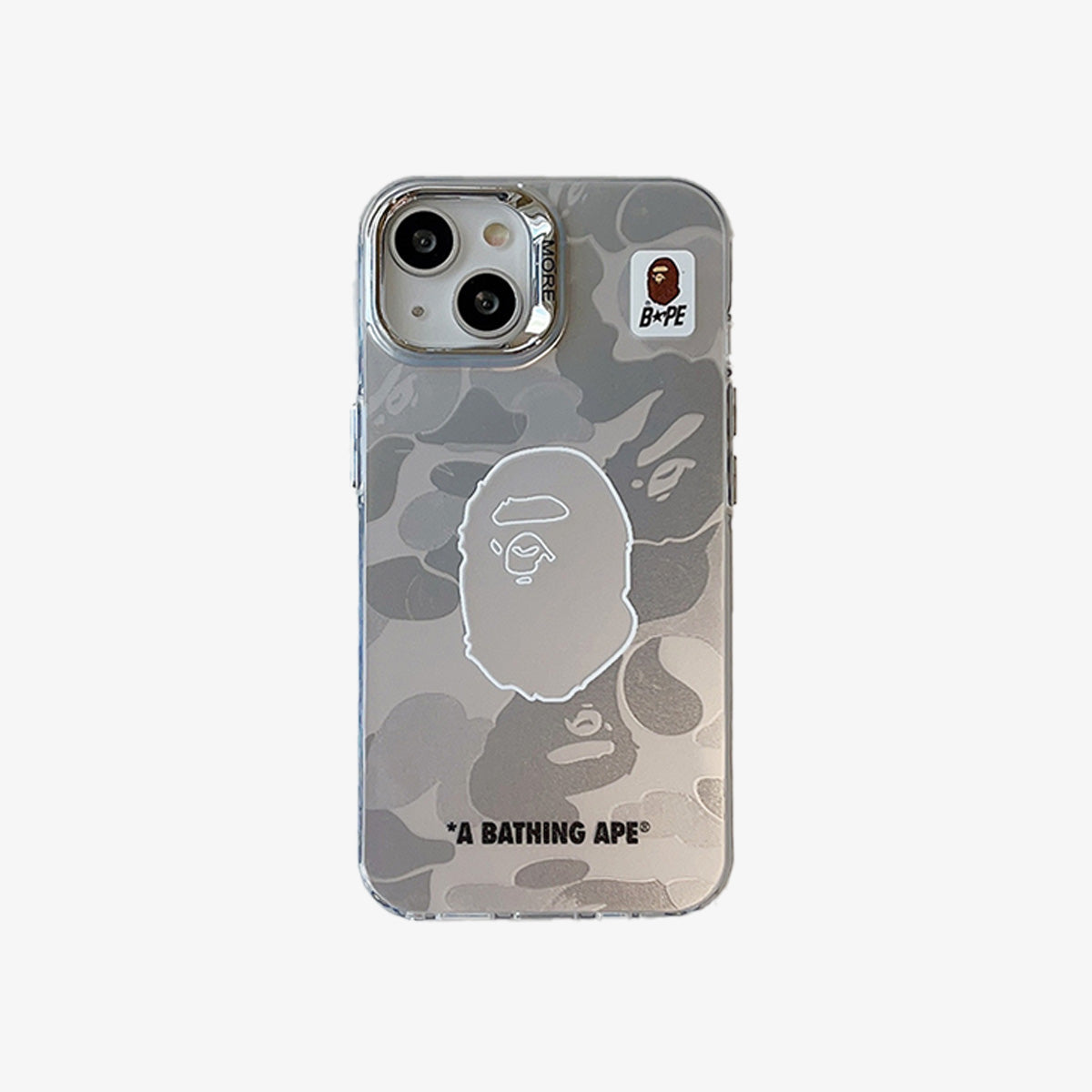 Limited iPhone Case | APE Silver Camo 1